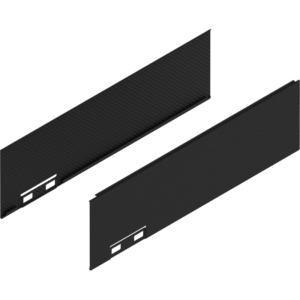 LEGRABOX Dekorelement, H=90.5 mm, NL=300 mm, carb.schw./carb.look, links/rechts