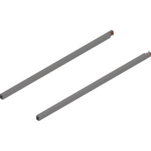 MERIVOBOX Längsreling, NL=600 mm, links/rechts, indiumgrau