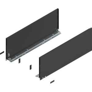 LEGRABOX Zargen pure Höhe F NL=650mm terraschwarz