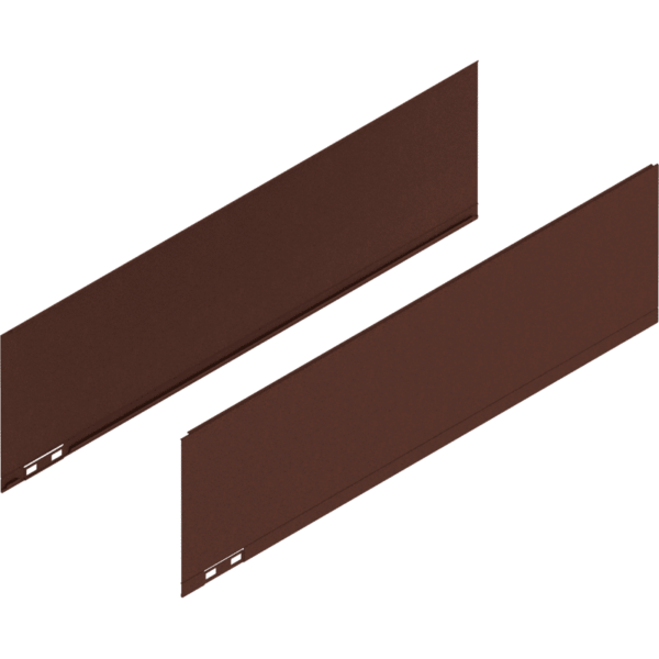 LEGRABOX Dekorelement, H=177 mm, NL=600 mm, noble rust, links/rechts