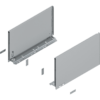 LEGRABOX pure Höhe F NL 400mm Polarsilber