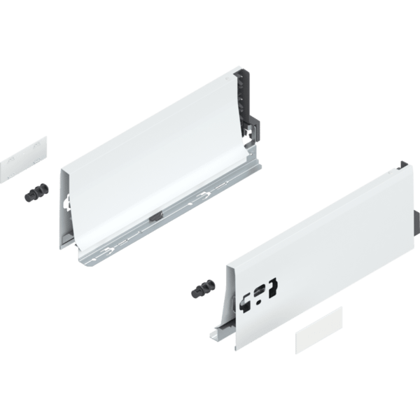 TANDEMBOX Zarge, Höhe K (115 mm), NL=300 mm, links/rechts, seidenweiß