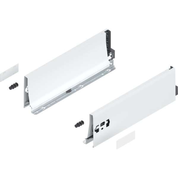 TANDEMBOX Zarge, Höhe K (115 mm), NL=350 mm, links/rechts, seidenweiß