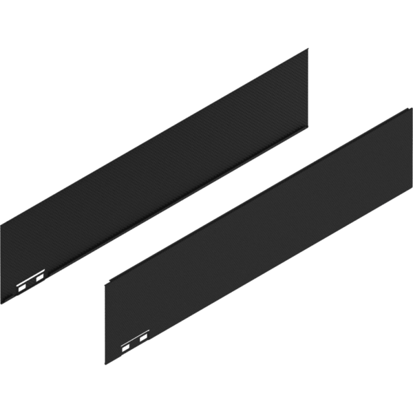 Blum LEGRABOX Dekorelement H=128.5 mm NL=550 mm carb.schw./carb.look links/rechts