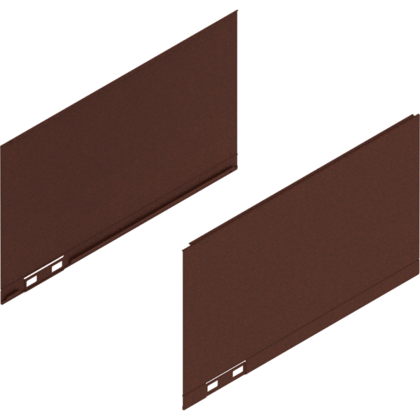 LEGRABOX Dekorelement, H=177 mm, NL=300 mm, noble rust, links/rechts