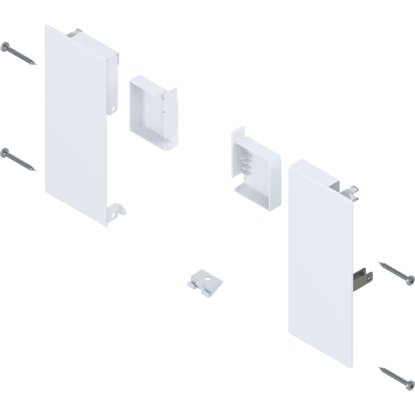 MERIVOBOX Fronthalter, Höhe K für Innenschubkasten, links/rechts, seidenw.