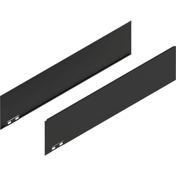 Blum LEGRABOX Dekorelement H=128.5 mm NL=550 mm carbonschwarz matt links/rechts