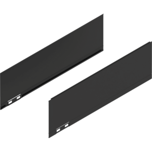 LEGRABOX Dekorelement, H=128.5 mm, NL=400 mm, carbonschwarz matt, links/rechts