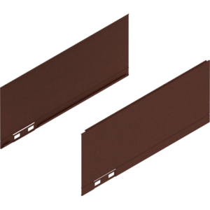 LEGRABOX Dekorelement, H=128.5 mm, NL=300 mm, noble rust, links/rechts
