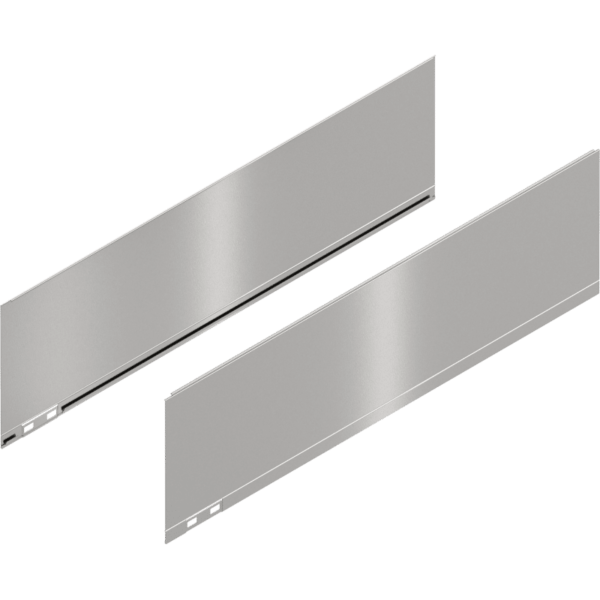 LEGRABOX Dekorelement, H=177 mm, NL=600 mm, inox-gebür.-lackiert, links/rechts