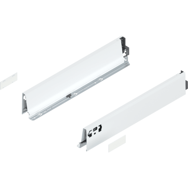 TANDEMBOX Zarge, Höhe M (83 mm), NL=450 mm, links/rechts, seidenweiß