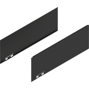 LEGRABOX Dekorelement, H=128.5 mm, NL=350 mm, carbonschwarz matt, links/rechts