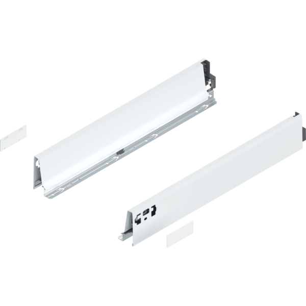 TANDEMBOX Zarge, Höhe M (83 mm), NL=500 mm, links/rechts, seidenweiß