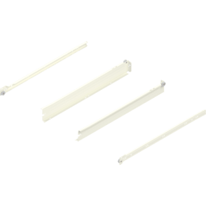 Metabox Teilauszug 500mm Zargenhöhe 54mm, RAL9001 Schraubversion