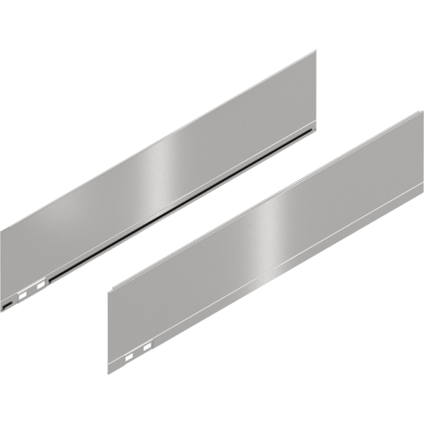 Blum LEGRABOX Dekorelement H=128.5 mm NL=550 mm inox-gebür.-lackiert links/rechts