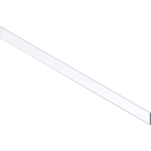 MERIVOBOX Einschubele. Glas vorne klar, KB:1200mm, H:75mm für 19mm Korpus