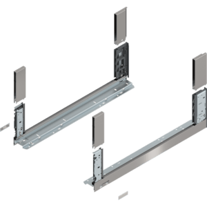LBX Zargen free H= 176,8mm NL 600mm, Inox, incl. Boxcover vorn u. hinten