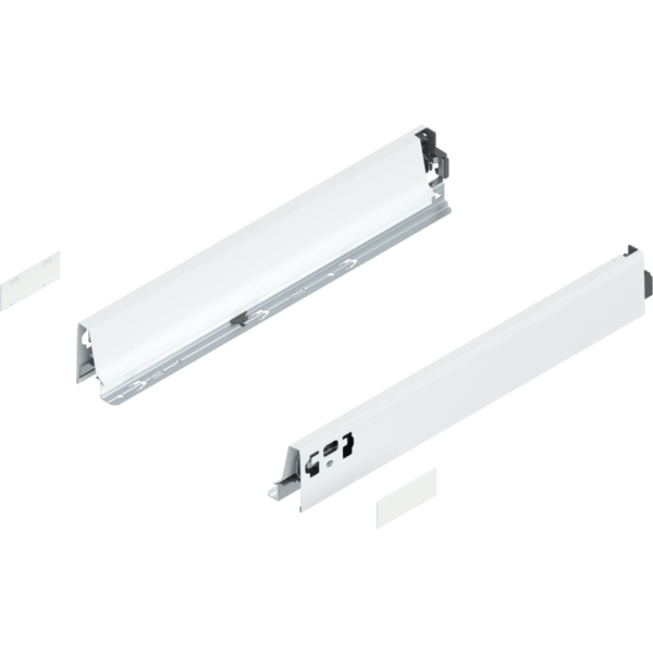 TANDEMBOX Zarge, Höhe N (68 mm), NL=450 mm, links/rechts, seidenweiß