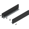Blum LEGRABOX pure Zarge H=128.5 mm NL=550 mm carbonschwarz matt links/rechts