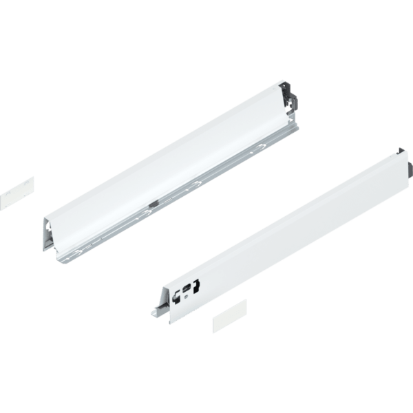 TANDEMBOX Zarge, Höhe N (68 mm), NL=550 mm, links/rechts, seidenweiß