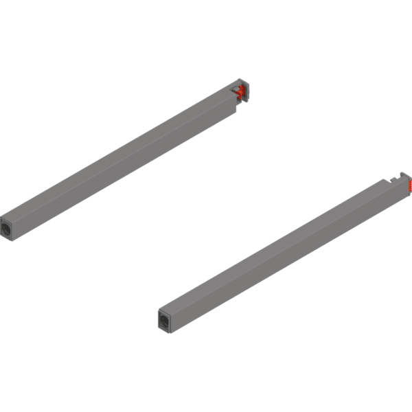 MERIVOBOX Längsreling, NL=300 mm, links/rechts, indiumgrau
