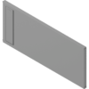 AMBIA-LINE Quert. für LEGRABOX/MERIVOBOX Fronta. Rahmenbr. 242mm, indiumgr.