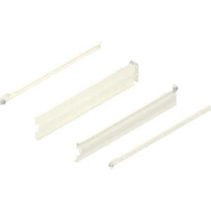 Metabox Teilauszug 500mm Zargenhöhe 86mm, RAL9001 Schraubversion