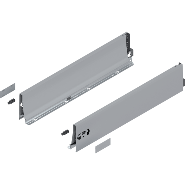 TANDEMBOX Zarge, Höhe K (115 mm), NL=550 mm, links/rechts, RAL 9006