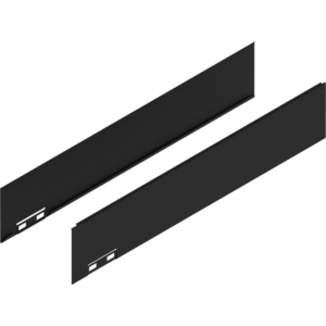 LEGRABOX Dekorelement, H=90.5 mm, NL=450 mm, carb.schw./carb.look, links/rechts