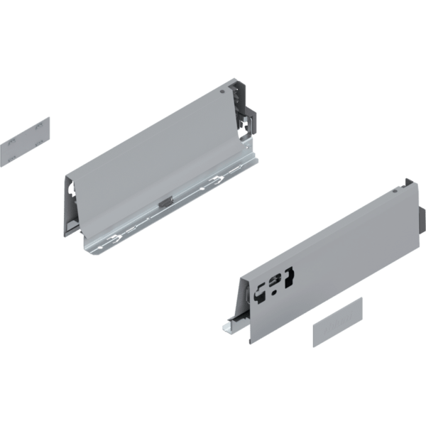 TANDEMBOX Zarge, Höhe M (83 mm), NL=270 mm, links/rechts, RAL 9006