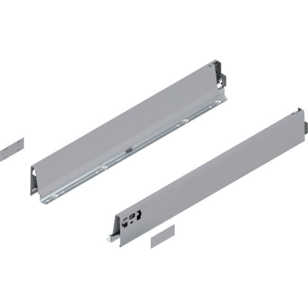 TANDEMBOX Zarge, Höhe M (83 mm), NL=600 mm, links/rechts, RAL 9006