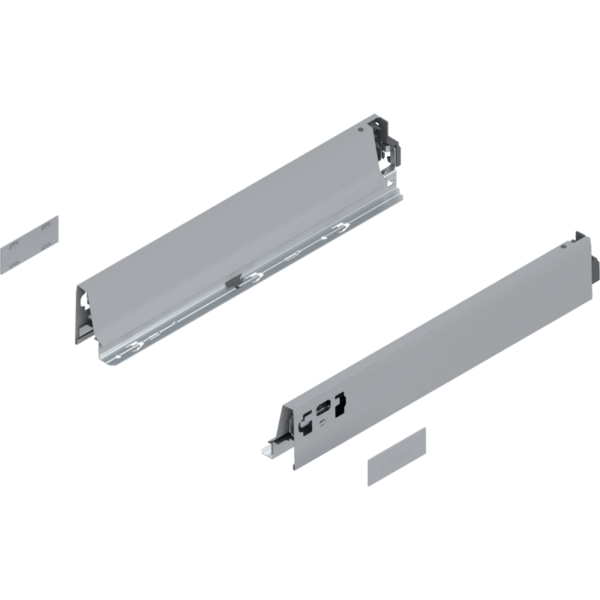 TANDEMBOX Zarge, Höhe N (68 mm), NL=400 mm, links/rechts, RAL 9006