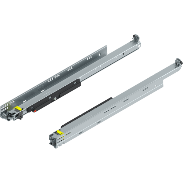 MOVENTO mit TIP-ON, Vollauszug für Holzschubkasten, 70 kg, NL=650, für Kupplung,