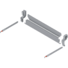 Rückwand-Set Müll KB 900 S 19 Rückwand, Verbindungsstück Aufnahme re/li Reling r