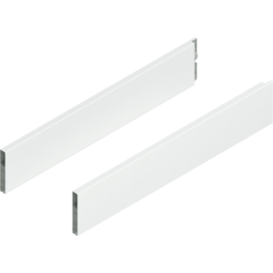 MERIVOBOX BOXCAP, NL=550mm, Höhe E, links/rechts, seidenweiß
