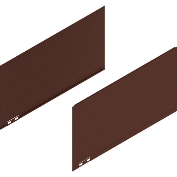 Blum LEGRABOX Dekorelement H=241 mm NL=450 mm noble rust links/rechts