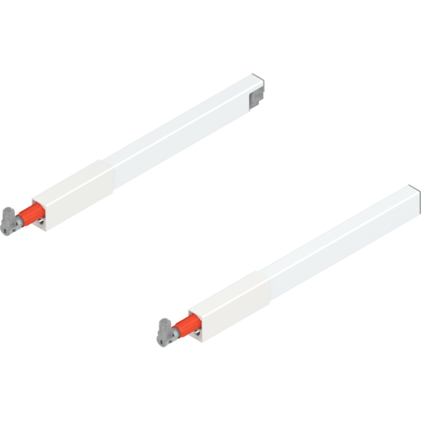 TBX antaro Längsreling-Set für Frontauszug oben NL 300mm, seidenweiss