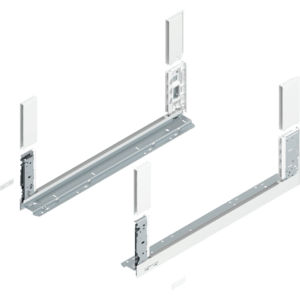 LBX Zargen free H= 176,8mm NL 600mm, seidenweiss, incl. Boxcover vorn u. hinten