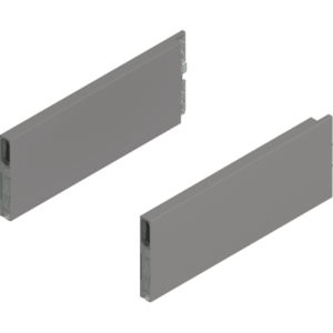 MERIVOBOX BOXCAP, NL=270mm, Höhe E, links/rechts, indiumgrau
