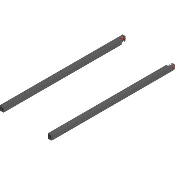 MERIVOBOX Längsreling, NL=500 mm, links/rechts, oriongrau