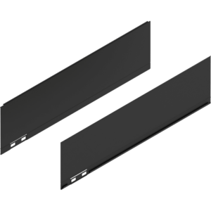 LEGRABOX Dekorelement, H=128.5 mm, NL=450 mm, carbonschwarz matt, links/rechts