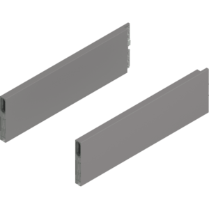 MERIVOBOX BOXCAP, NL=350mm, Höhe E, links/rechts, indiumgrau