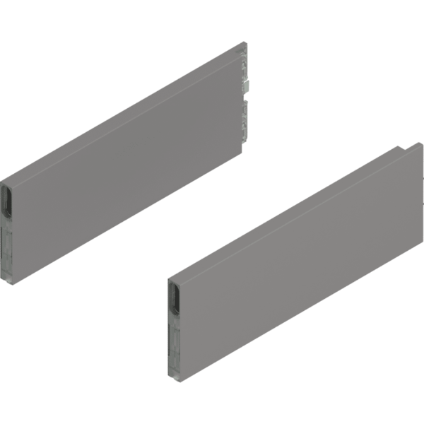 MERIVOBOX BOXCAP, NL=300mm, Höhe E, links/rechts, indiumgrau