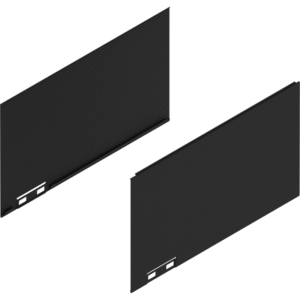 LEGRABOX Dekorelement, H=177 mm, NL=300 mm, carb.schw./carb.look, links/rechts