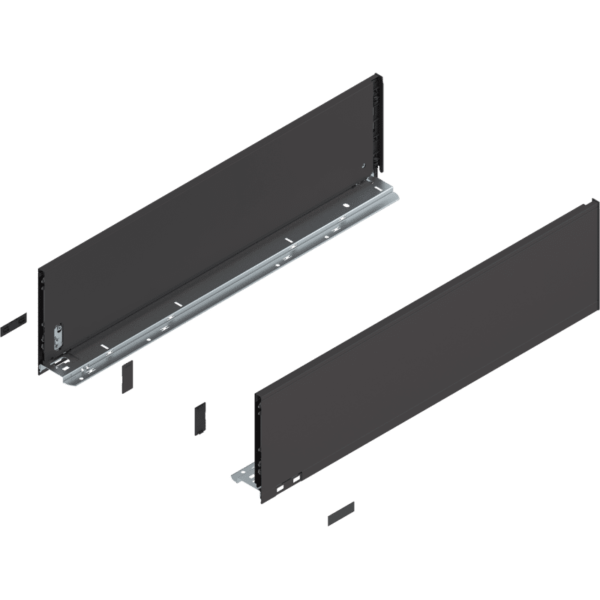 LEGRABOX Zargen pure Höhe C NL=650mm terraschwarz