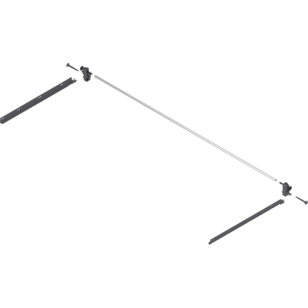 Seitenstabilisierung RAL 7037 TBX und intivo NL 450mm Set