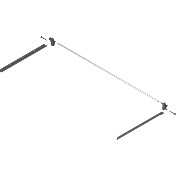 Seitenstabilisierung RAL 7037 TBX und intivo NL 500mm Set