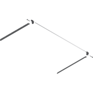 Seitenstabilisierung RAL 7037 TBX und intivo NL 650mm Set