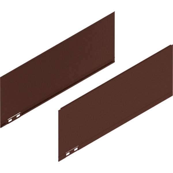 LEGRABOX Dekorelement, H=177 mm, NL=450 mm, noble rust, links/rechts