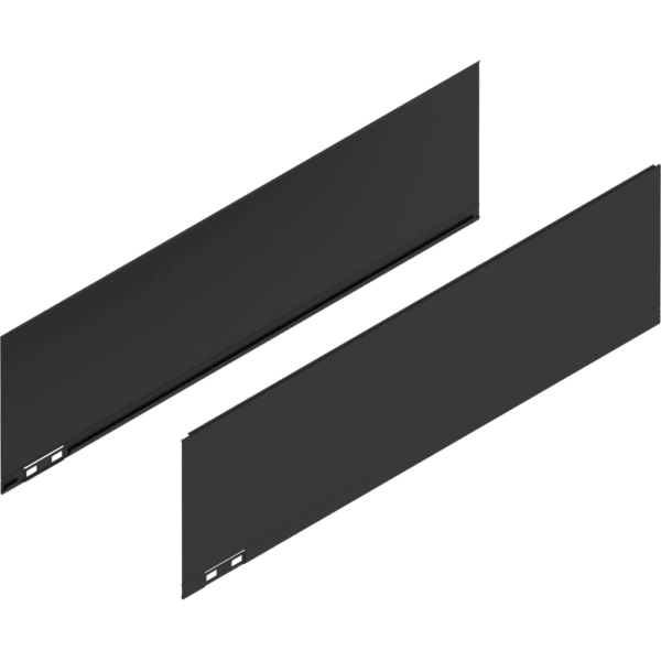 LEGRABOX Dekorelement, H=177 mm, NL=600 mm, carbonschwarz matt, links/rechts